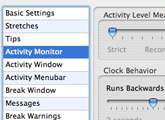 Mac Break Reminder Preferences